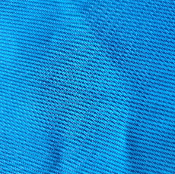 Van Heusen Fitted Button Down Teal Shirt Sz Med - Picture 4 of 7